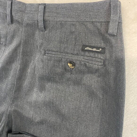 EDDIE BAUER Nano Care Dress Casual Pleated Ruston Fit Pants Charcoal 36 x 29 - Picture 6 of 9